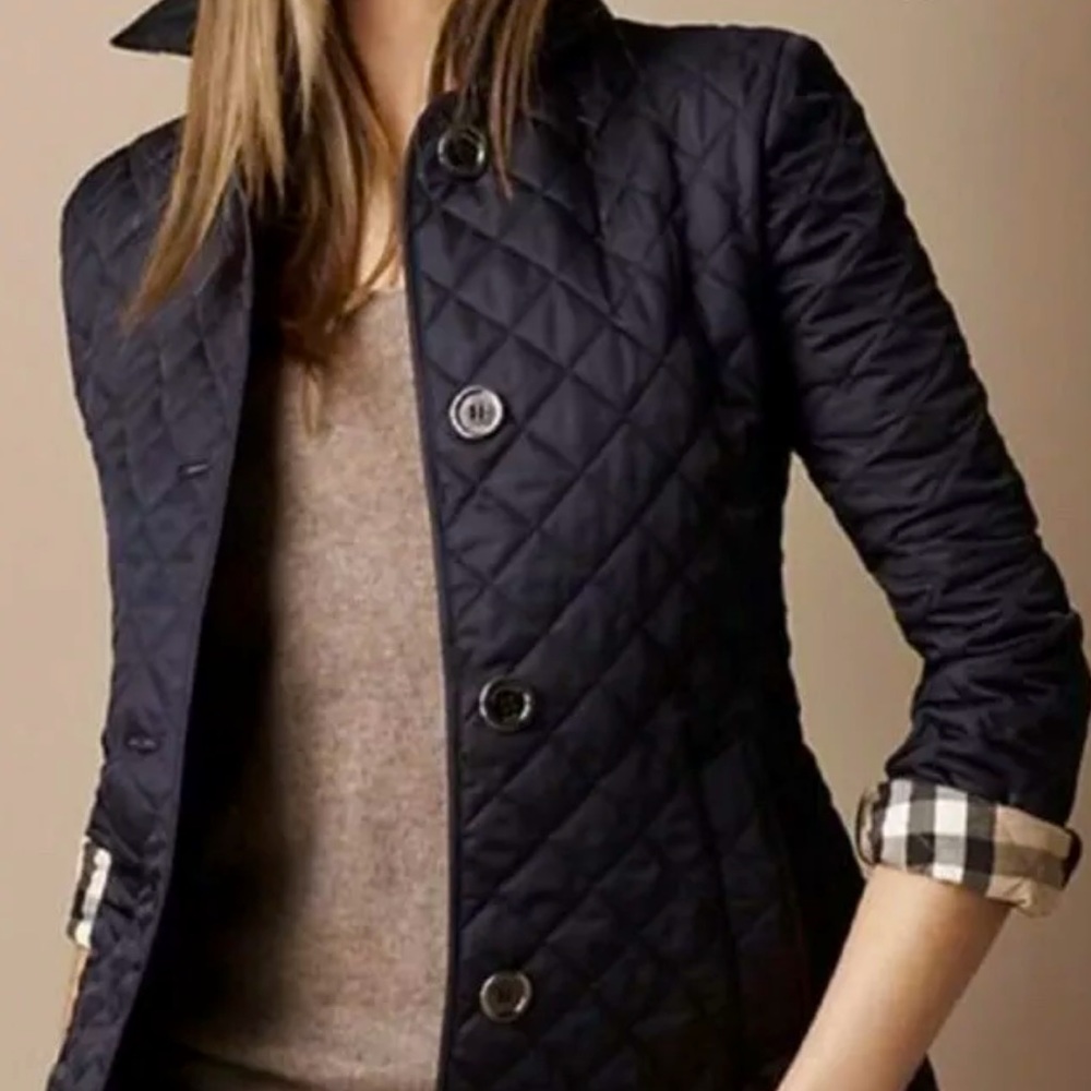 Burberry Brit Frankby Quilted Jacket Size SMALL